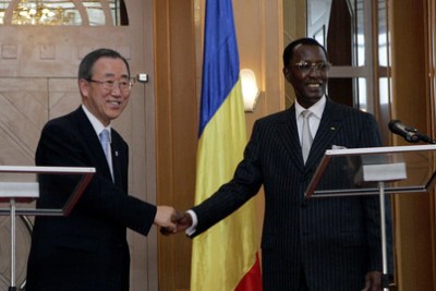 President Idriss Déby of Chad and UN Secretary General have both expressed their dissatisfaction with the ouster in CAR. (file photo)