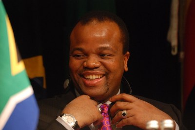 King Mswati - one of Africa's last executive monarchs.