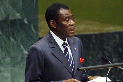 President of Equatorial Guinea Teodoro Obiang addresses UN General Assembly (file photo).
