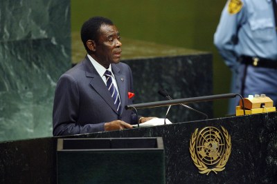 President of Equatorial Guinea addresses UN General Assembly.