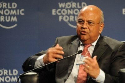 Pravin Gordhan at the World Economic Forum on Africa.