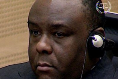 A frame grab shows former Congolese rebel warlor Jean-Pierre Bemba.
