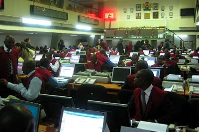 Nigerian Stock Exchange (file photo).