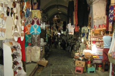 A market in Tunisia.