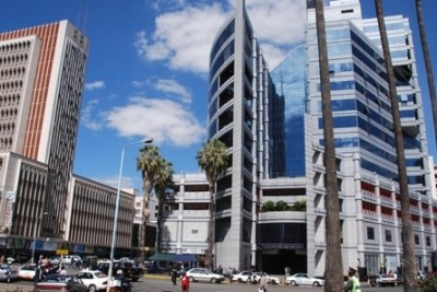 Downtown Harare.