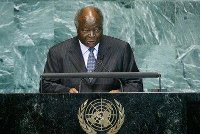 The document alludes that the UK wants the international court to probe and indict president Mwai Kibaki (pictured) over the 2008 post election violence.