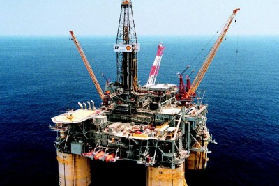 Oil rig in Nigeria.