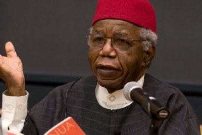 Professor Chinua Achebe.