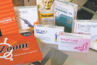 Packets of contraceptives (file photo).