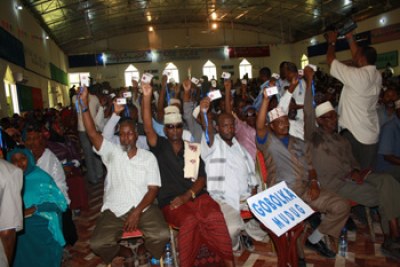 Constitutional convention in Puntland State's capital, Garowe.