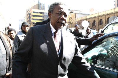 Corruption-convicted former top cop Jackie Selebi in better days.