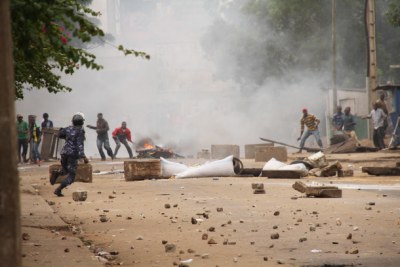 Affrontements à Lomé le 22 août 2012