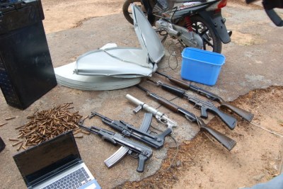 Items recovered from Qaqas home