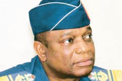 The chief of defence staff, Air Chief Marshal Oluseyi Petinrin