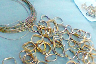 Some of the recovered jewellery.