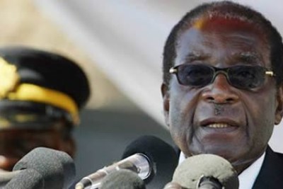 Zimbabwe President Robert Mugabe