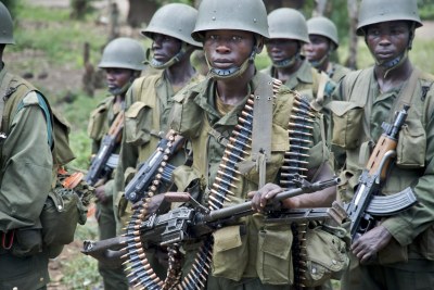 FARDC soldiers (file photo).