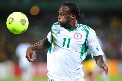 Chelsea's Victor Moses scored both Nigeria's goals off penalties.