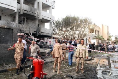 Un attentat à la bombe à Benghazi.