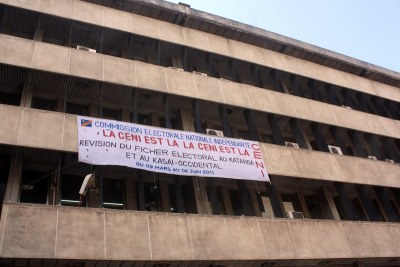 Une vue du siège de la Ceni à Kinshasa