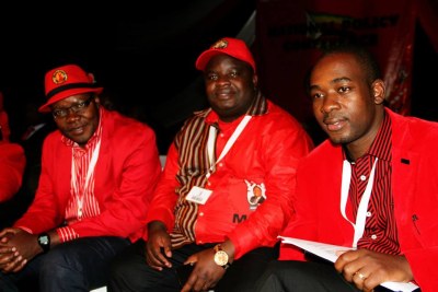 MDC's Tendai Biti, Tapiwa Mashakada and Nelson Chamisa will contest in this year's poll.