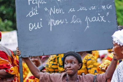 Une marche pour la paix en Guinée