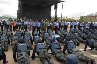 Nigerian police.
