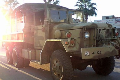 Tunisian army vehicle (file photo).
