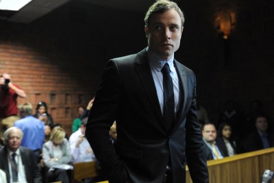 Paralympic champion Oscar Pistorius appears in court (file photo).