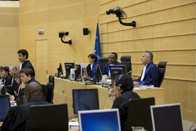 International Criminal Court judges (file photo).