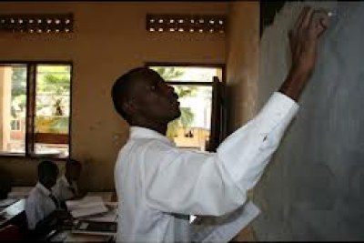 Ugandan teachers go on strike following government's failure to increase their pay (file photo).