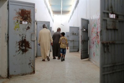 Visitors roam through Libyan cells (file photo).