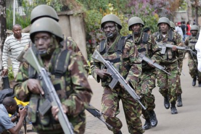 Police respond to the shooting at Westgate Mall in Nairobi, Kenya (file photo).
