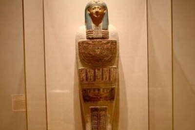 Cartonnage mummy covering from the Ptolemaic era