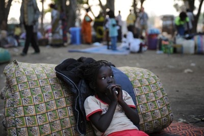 South Sudan displaced (file photo).