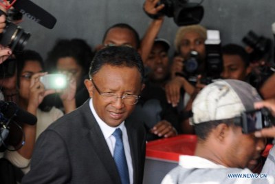 Le président malgache Hery Rajaonarimampianina.