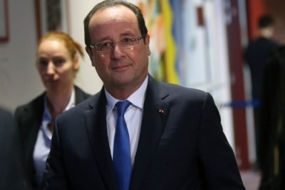 François Hollande, président de la République française