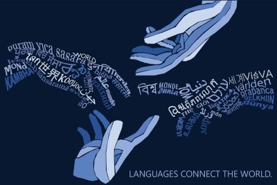 Les langues connectent le monde.