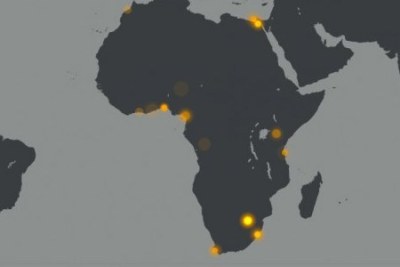 Les villes qui tweetent le plus en Afrique.