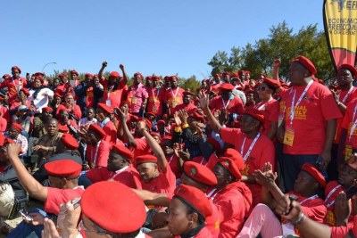 Economic Freedom Fighters supporters (file photo).