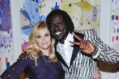 Emmanuel Jal and Reese Witherspoon.