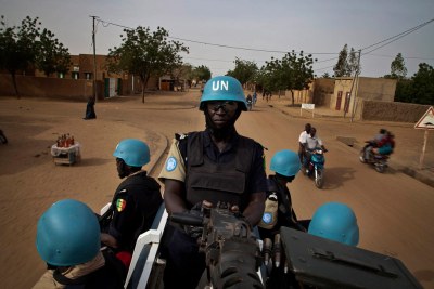 United Nations peacekeepers in Mali.