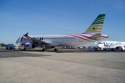 Un Airbus A320 de Sénégal Airlines
