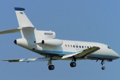 Government allegedly seeks to acquire a Boeing Business Jet and two Falcon 900 Business Jets, pictured (file photo).