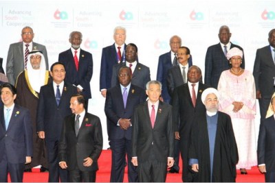 Chefs d'Etat d'Asie et d'Afrique en Indonésie