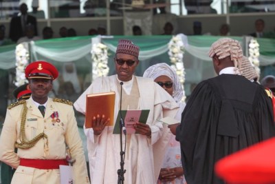 Cérémonie d'investiture de Muhammadu Buhari, président du Nigéria, le vendredi 29 Mai 2015 à Abuja.