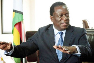 Zimbabwe Vice President Emmerson Mnangagwa.