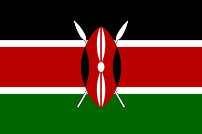 Kenya's flag.