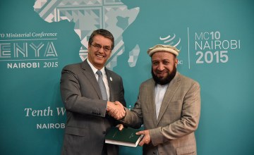 Ministers approve Afghanistan's WTO membership at MC10