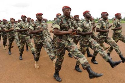 Les bérets rouges de l'armée malienne